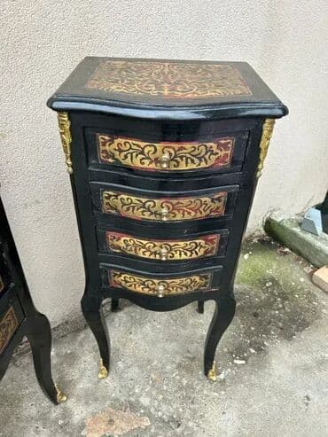 Antique Dressers: Stare stilske Boulle komode / noćni ormarići Stare Boulle komode / at lalafo.rs — 6 Antique Dressers: Stare stilske Boulle komode / noćni ormarići Stare Boulle komode / — 6