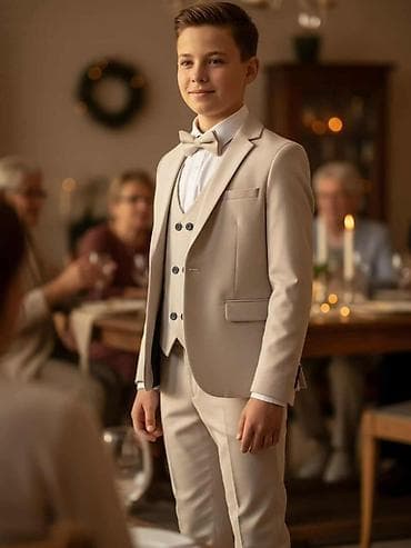 👔 Bež svečano odelo za dečake 👔 Komplet sadrži košulju, pantalone na lalafo.rs — 2 👔 Bež svečano odelo za dečake 👔 Komplet sadrži košulju, pantalone — 2