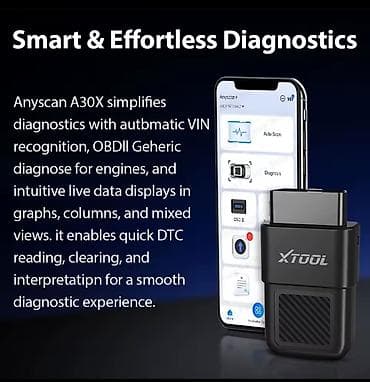 Transport: NOVO- XTOOL Anyscan A30X Bluetooth OBD2 26+ reseta Anyscan A30X auto at lalafo.rs — 8 Transport: NOVO- XTOOL Anyscan A30X Bluetooth OBD2 26+ reseta Anyscan A30X auto — 8