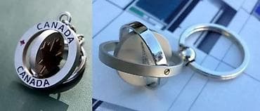 Kanada, Pariz - masivan, rotirajući privezak - original 2kom. cena za na lalafo.rs — 1 Kanada, Pariz - masivan, rotirajući privezak - original 2kom. cena za — 1