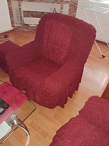 Set presvlaka za garnituru – bordo crvena - Komplet elastičnih na lalafo.rs — 1 Set presvlaka za garnituru – bordo crvena - Komplet elastičnih — 1
