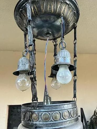 Antique Lamps: Stari secesijski luster br. 2 Stari luster - Secesija U dobrom stanju at lalafo.rs — 1 Antique Lamps: Stari secesijski luster br. 2 Stari luster - Secesija U dobrom stanju — 1