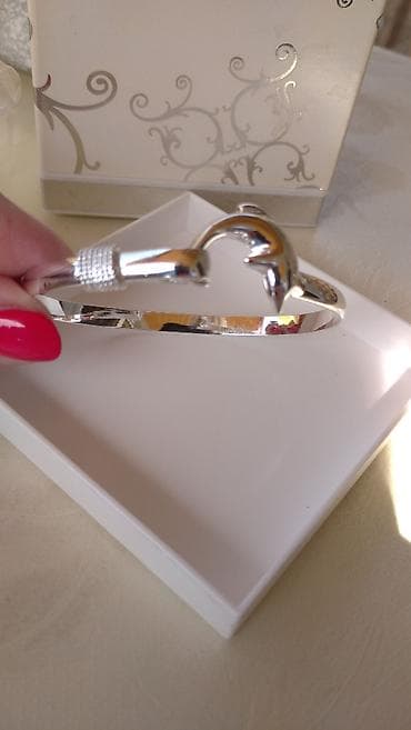 Bracelets: Srebrna narukvica sa delfinom – žig 925 - Materijal: srebro finoće at lalafo.rs — 2 Bracelets: Srebrna narukvica sa delfinom – žig 925 - Materijal: srebro finoće — 2