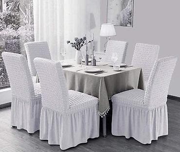Prekrivači za stolice sa karnerima
Cena za 6 komada-2600 dinara na lalafo.rs — 3 Prekrivači za stolice sa karnerima
Cena za 6 komada-2600 dinara — 3