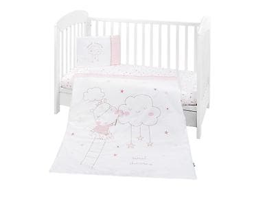 Komplet posteljine za bebi krevetac – 3 dela - Dizajn: nežni pastelni na lalafo.rs Komplet posteljine za bebi krevetac – 3 dela - Dizajn: nežni pastelni