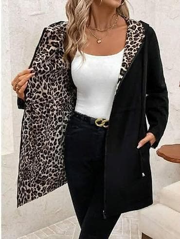 💫Zenska Jakna leopard sa kapuljacom sa dva lica ✅Vel na lalafo.rs — 2 💫Zenska Jakna leopard sa kapuljacom sa dva lica ✅Vel — 2