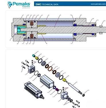 Pneumatic Tools & Compressors: Pemaks Pneumatics – pneumatski cilindar sa magnetnim ublažavanjem at lalafo.rs — 8 Pneumatic Tools & Compressors: Pemaks Pneumatics – pneumatski cilindar sa magnetnim ublažavanjem — 8