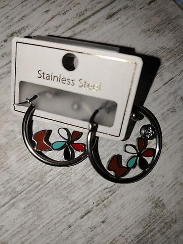 Minđuše – obruči od nerđajućeg čelika - Materijal: Stainless Steel na lalafo.rs Minđuše – obruči od nerđajućeg čelika - Materijal: Stainless Steel