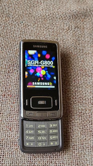 Samsung SGH-G800 – klizni mobilni telefon sa fokusom na fotografiju na lalafo.rs Samsung SGH-G800 – klizni mobilni telefon sa fokusom na fotografiju