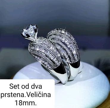 PRELEPE KVALITETNE POSREBRENE RAZNOVRSNE PRSTENJE SA CIRKONIMA,SA na lalafo.rs — 5 PRELEPE KVALITETNE POSREBRENE RAZNOVRSNE PRSTENJE SA CIRKONIMA,SA — 5