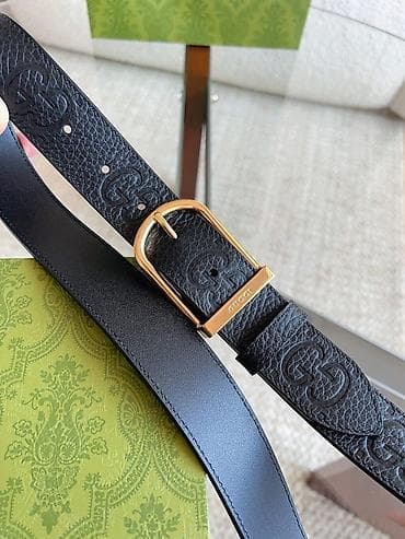 Gucci kožni kaiš – crna zrnasta (pebble) koža sa utisnutim na lalafo.rs — 4 Gucci kožni kaiš – crna zrnasta (pebble) koža sa utisnutim — 4