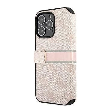 Maska Guess Stripe Bk Pu za iPhone 13 Pro 6.1 roze (GUBKP13L4GDPI). Uz na lalafo.rs — 5 Maska Guess Stripe Bk Pu za iPhone 13 Pro 6.1 roze (GUBKP13L4GDPI). Uz — 5