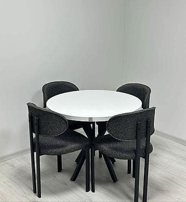 Akcija Moderan trpezarijski set – okrugli sto + 4 stolice - Dizajn na lalafo.rs — 1 Akcija Moderan trpezarijski set – okrugli sto + 4 stolice - Dizajn — 1