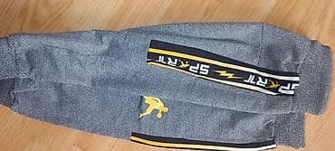 Dečije sive kapri pantalone od udobnog materijala, idealne za na lalafo.rs — 2 Dečije sive kapri pantalone od udobnog materijala, idealne za — 2