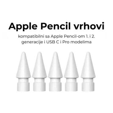 Vrhovi za apple pencil. Kompatibilni i sa olovkama 1. I 2. Generacije na lalafo.rs Vrhovi za apple pencil. Kompatibilni i sa olovkama 1. I 2. Generacije