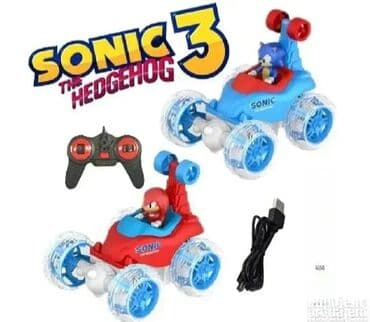 Autići: Stunt Sonic auto na daljinski sa svetlećim točkovima Fantastična na lalafo.rs — 3 Autići: Stunt Sonic auto na daljinski sa svetlećim točkovima Fantastična — 3