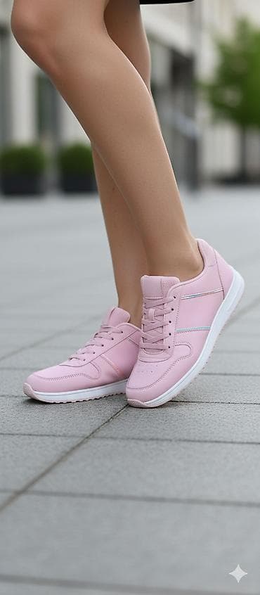 Ženske patike – pastelno roze - Dizajn: klasične niske patike sa at lalafo.rs — 1 Ženske patike – pastelno roze - Dizajn: klasične niske patike sa — 1