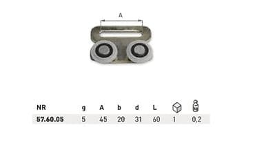 Roler za ceradu dupli 348 din/kom at lalafo.rs — 2 Roler za ceradu dupli 348 din/kom — 2