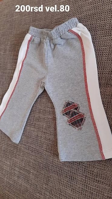 Dečije trenerke MARASIL, veličina 80 (za oko 12 meseci). Siv melirani na lalafo.rs — 1 Dečije trenerke MARASIL, veličina 80 (za oko 12 meseci). Siv melirani — 1