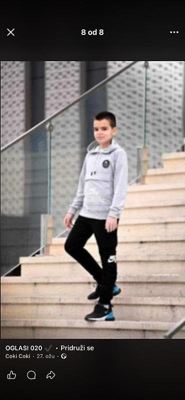 Dečiji sportski komplet – gornji deo sa kapuljačom i donji deo na lalafo.rs — 8 Dečiji sportski komplet – gornji deo sa kapuljačom i donji deo — 8