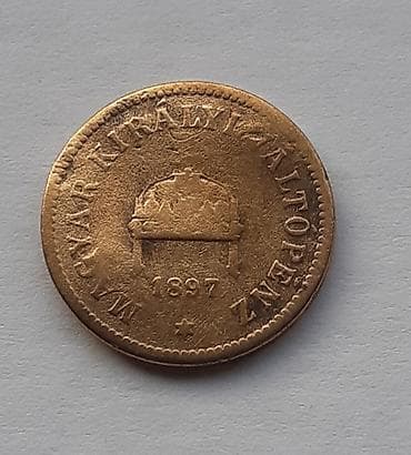 Mađarska kovanica od 2 fillera, godina 1897. - Nominala: 2 (fillera) na lalafo.rs — 1 Mađarska kovanica od 2 fillera, godina 1897. - Nominala: 2 (fillera) — 1