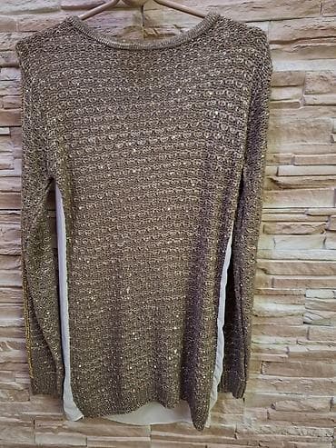 Džemper sa šljokicama – pleteni, dugačak kroj - Boja: topla na lalafo.rs — 2 Džemper sa šljokicama – pleteni, dugačak kroj - Boja: topla — 2