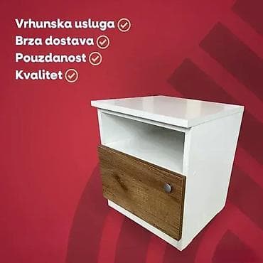 Furniture: 🛏️ Noćni Ormarić V – Braon ✨ Praktičan i moderan dodatak vašoj at lalafo.rs — 1 Furniture: 🛏️ Noćni Ormarić V – Braon ✨ Praktičan i moderan dodatak vašoj — 1