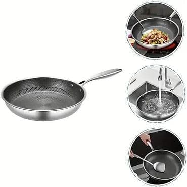 Home & Garden: Tiganj od nerđajućeg čelika sa saćastom strukturom 20cm NOVO. Opis at lalafo.rs — 9 Home & Garden: Tiganj od nerđajućeg čelika sa saćastom strukturom 20cm NOVO. Opis — 9