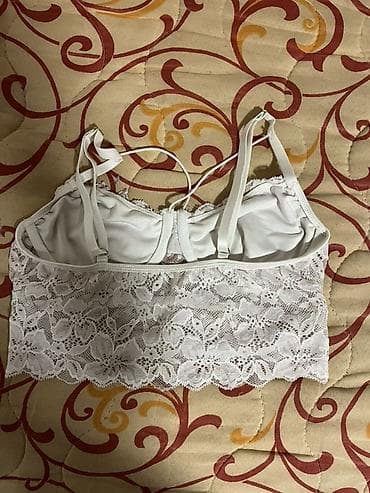 Beli čipkani bralet/top - Model: duži čipkani bralet sa žičanom na lalafo.rs — 3 Beli čipkani bralet/top - Model: duži čipkani bralet sa žičanom — 3