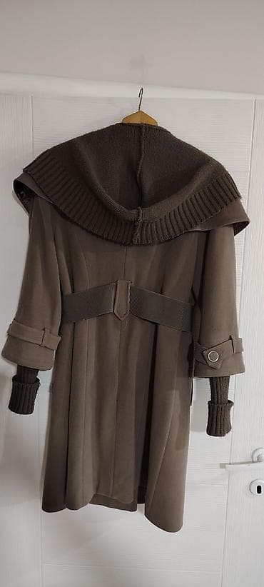 sako laneni: Ženski kaput Icon, veličina 46, u toploj maslinasto-braon nijansi. - at lalafo.rs — 2 sako laneni: Ženski kaput Icon, veličina 46, u toploj maslinasto-braon nijansi. - — 2