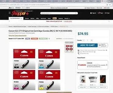 Kreativne i edukativne igračke: Canon CLI-271 originalni set kertridža – BK/C/M/Y (model 0390C006) - na lalafo.rs — 1 Kreativne i edukativne igračke: Canon CLI-271 originalni set kertridža – BK/C/M/Y (model 0390C006) - — 1