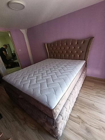 Tapacirani bračni krevet sa visokim uzglavljem Francuski ležaj King na lalafo.rs — 4 Tapacirani bračni krevet sa visokim uzglavljem Francuski ležaj King — 4