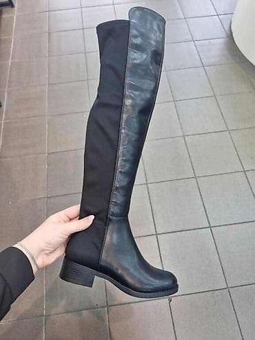 High boots, color - Black at lalafo.rs — 2 High boots, color - Black — 2