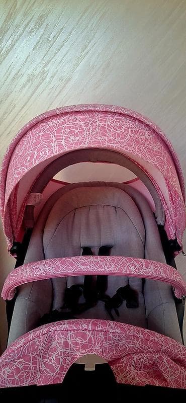 Ružičasti set navlaka za dečja kolica - Komplet tkanih navlaka u na lalafo.rs — 3 Ružičasti set navlaka za dečja kolica - Komplet tkanih navlaka u — 3