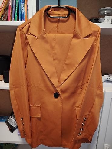 Ženski sako u boji karamela/terakote. - Kroj: klasičan sako sa na lalafo.rs — 1 Ženski sako u boji karamela/terakote. - Kroj: klasičan sako sa — 1