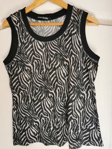Ženska bezrukavna majica/tunika s printom zebra šare. - Brend: Betty na lalafo.rs Ženska bezrukavna majica/tunika s printom zebra šare. - Brend: Betty