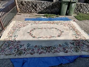 Ručno tkani vuneni tepih sa cvetnim ornamentima - Materijal: gusta na lalafo.rs — 9 Ručno tkani vuneni tepih sa cvetnim ornamentima - Materijal: gusta — 9
