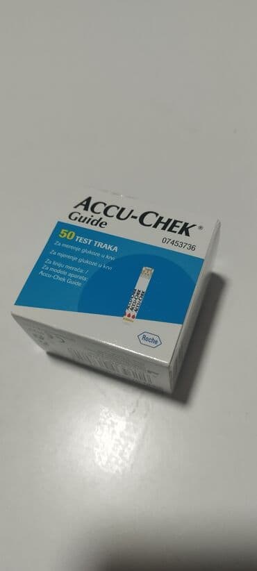 Glukometri: Accu‑Chek Guide – test trake za merenje glukoze u krvi - Pakovanje na lalafo.rs Glukometri: Accu‑Chek Guide – test trake za merenje glukoze u krvi - Pakovanje