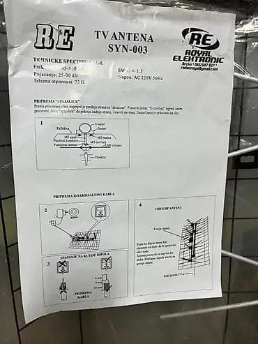 prsluk jaknica mango u: RE Royal Electronic TV antena SYN-003 (VHF/UHF) sa ugrađenim at lalafo.rs — 4 prsluk jaknica mango u: RE Royal Electronic TV antena SYN-003 (VHF/UHF) sa ugrađenim — 4