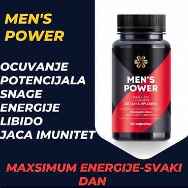 MEN’S POWER – dijetetski suplement u kapsulama (60 kapsula) - na lalafo.rs MEN’S POWER – dijetetski suplement u kapsulama (60 kapsula) -