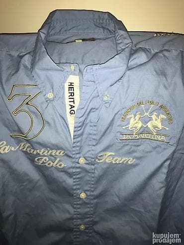 Original La Martina kosulja XL / KAO. OVA 100% cotton Ramena 52cm na lalafo.rs — 2 Original La Martina kosulja XL / KAO. OVA 100% cotton Ramena 52cm — 2