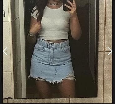 Personal Items: Teksas suknja Bershka S Kao nova, prelepa plaćena je 3500 din prodajem at lalafo.rs — 1 Personal Items: Teksas suknja Bershka S Kao nova, prelepa plaćena je 3500 din prodajem — 1