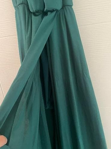Duga elegantna haljina u smaragdno zelenoj boji. - Kroj: duga na lalafo.rs — 2 Duga elegantna haljina u smaragdno zelenoj boji. - Kroj: duga — 2