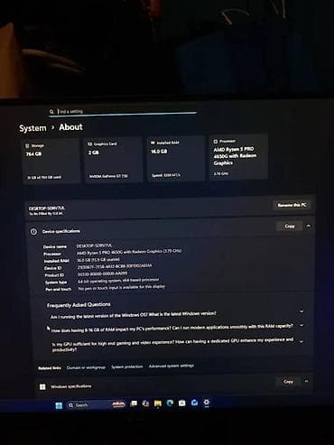 Procesor: AMD Ryzen 5 4650G ( 6 jezgra / 12 thread-a) Graficka at lalafo.rs — 2 Procesor: AMD Ryzen 5 4650G ( 6 jezgra / 12 thread-a) Graficka — 2