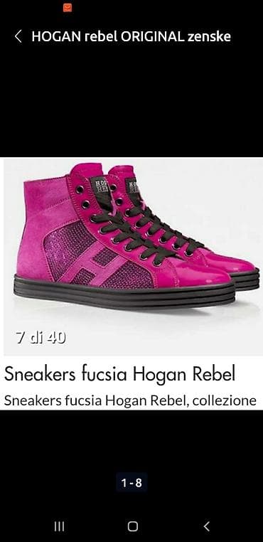 HOGAN rebel ORIGINAL zenske poluduboke patike. Boja roze ljubicasta na lalafo.rs — 8 HOGAN rebel ORIGINAL zenske poluduboke patike. Boja roze ljubicasta — 8