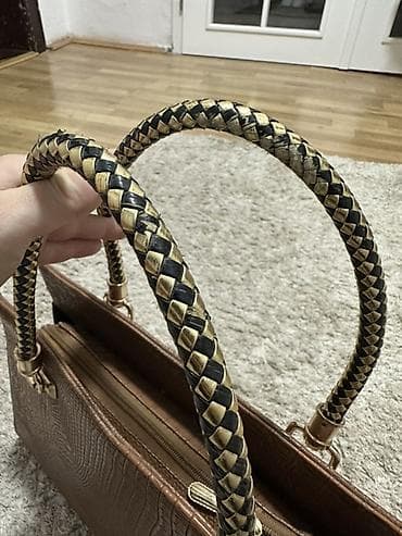 Ženska torba – braon, kroko print - Materijal: veštačka koža sa at lalafo.rs — 5 Ženska torba – braon, kroko print - Materijal: veštačka koža sa — 5