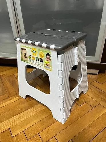Kids' furniture: Preklopna plastična sklopiva stolica/tabure – HOBBY - Višenamenska at lalafo.rs — 2 Kids' furniture: Preklopna plastična sklopiva stolica/tabure – HOBBY - Višenamenska — 2