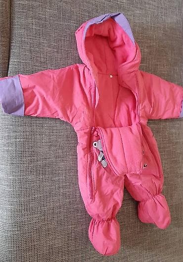 Zimski bebe skafander sa kapuljačom - Boja: roze sa ljubičastim na lalafo.rs — 3 Zimski bebe skafander sa kapuljačom - Boja: roze sa ljubičastim — 3