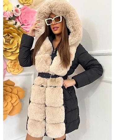 Zimska ženska jakna s krznom – duga - Model: duga, strukiran kroj s na lalafo.rs — 6 Zimska ženska jakna s krznom – duga - Model: duga, strukiran kroj s — 6