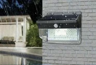 Solarna LED zidna lampa sa senzorom pokreta - Napajanje: integrisani na lalafo.rs Solarna LED zidna lampa sa senzorom pokreta - Napajanje: integrisani